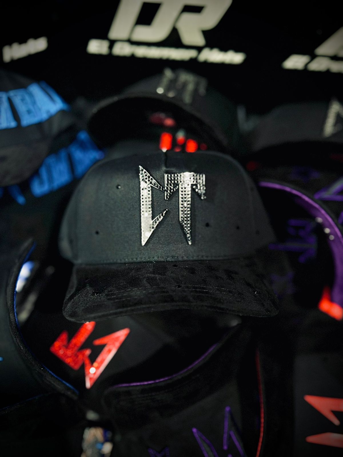 EL DREAMER HATS X CORRIDOS TUMBADOS BLACK CRYSTAL