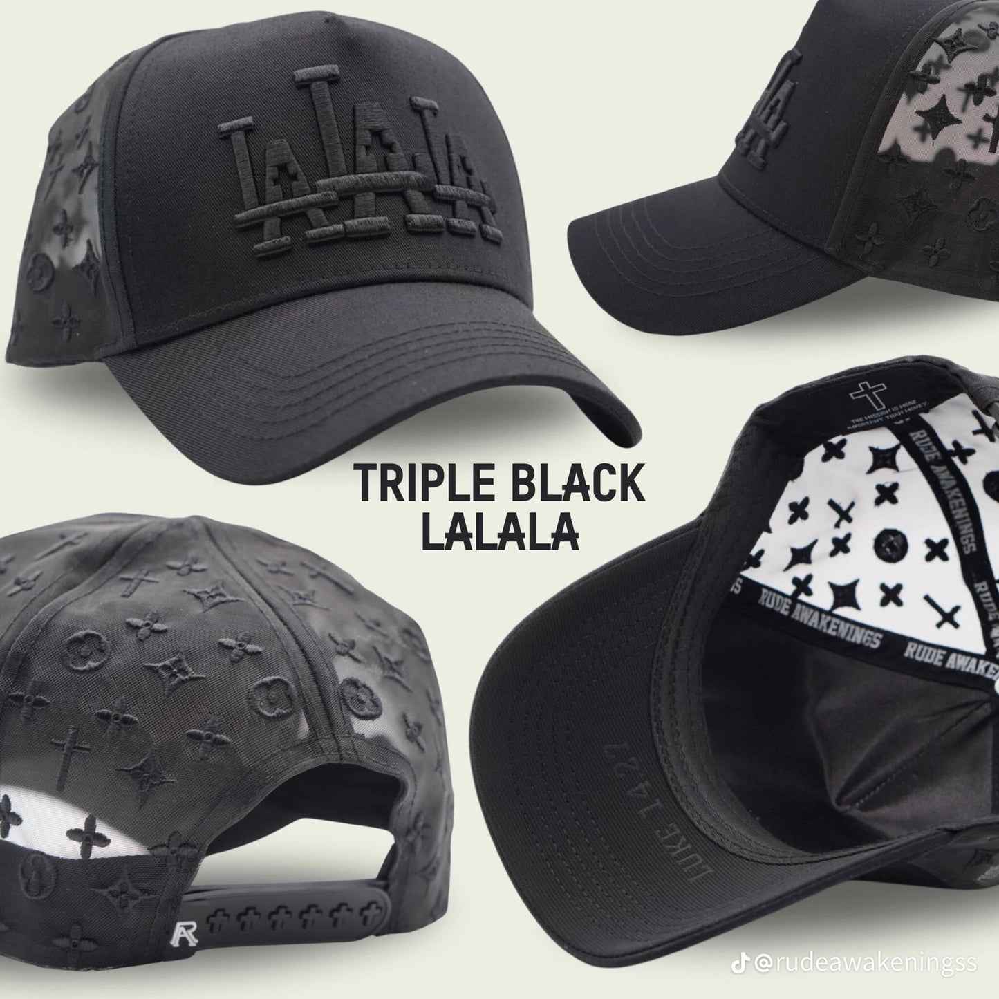 RUDE TRIPLE BLACK LALALA