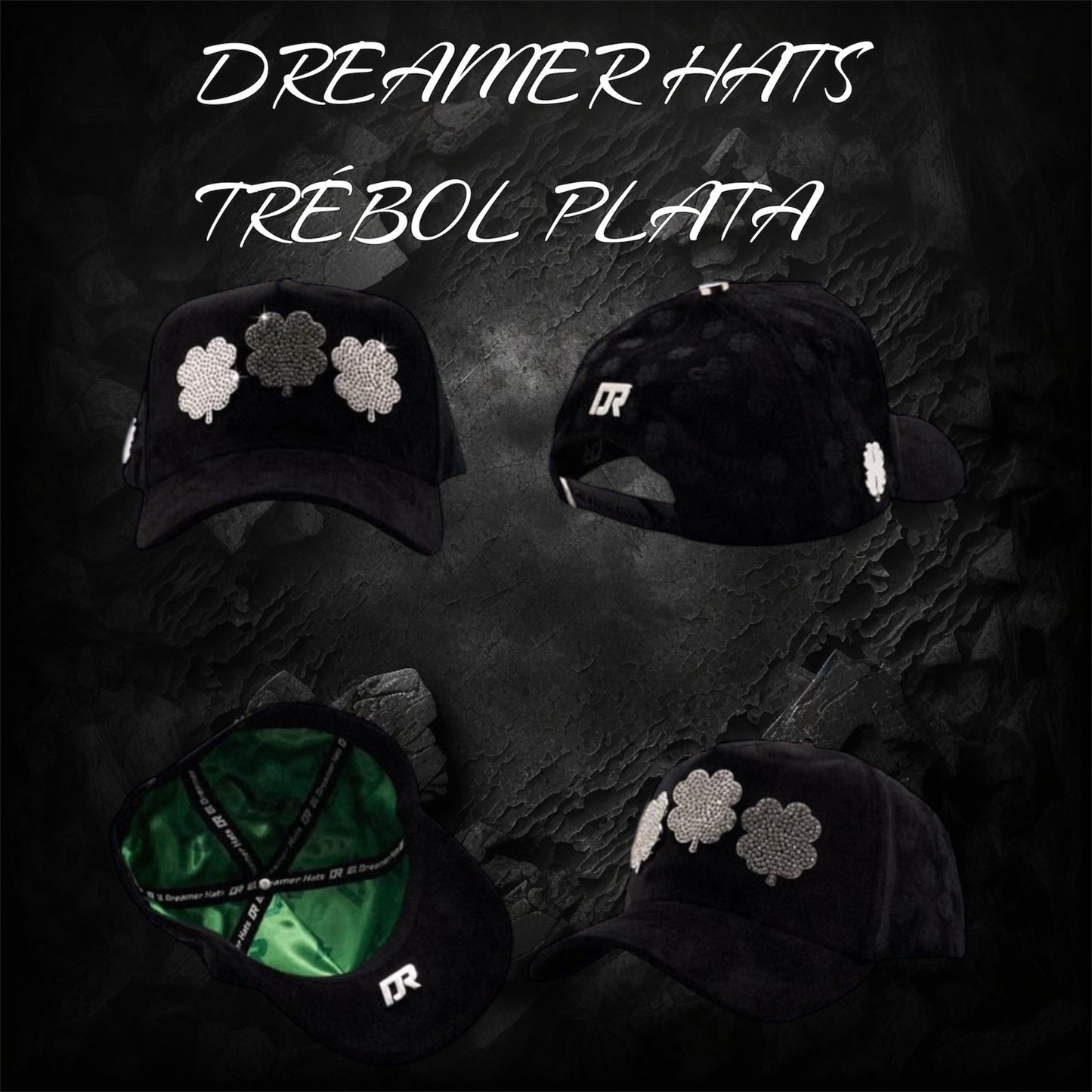 DREAMER HATS “TRÉBOL PLATA”
