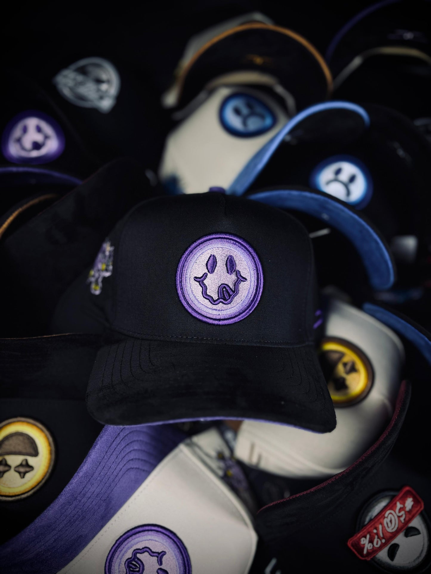 JC HATS BEATIFUL DISASTER "PURPLE BLACK"