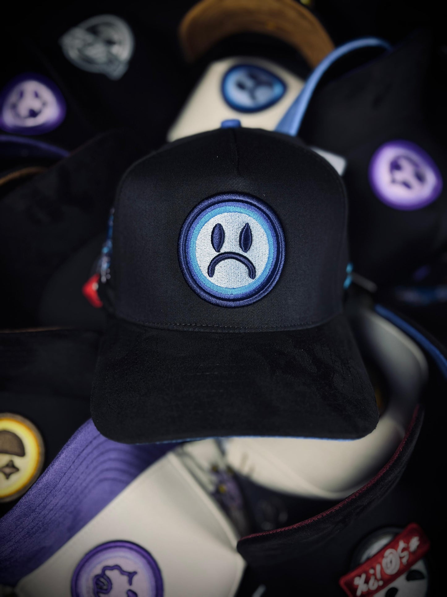 JC HATS BEATIFUL DISASTER "BLUE BLACK"