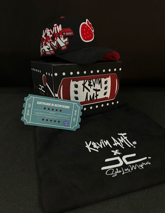 JC HATS X KEVIN AMF FRESA NEGRA